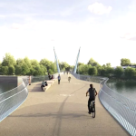 En 2028, une nouvelle passerelle va enjamber le Rhône à l’entrée Sud de Lyon, de Gerland à La Saulaie à Oullins