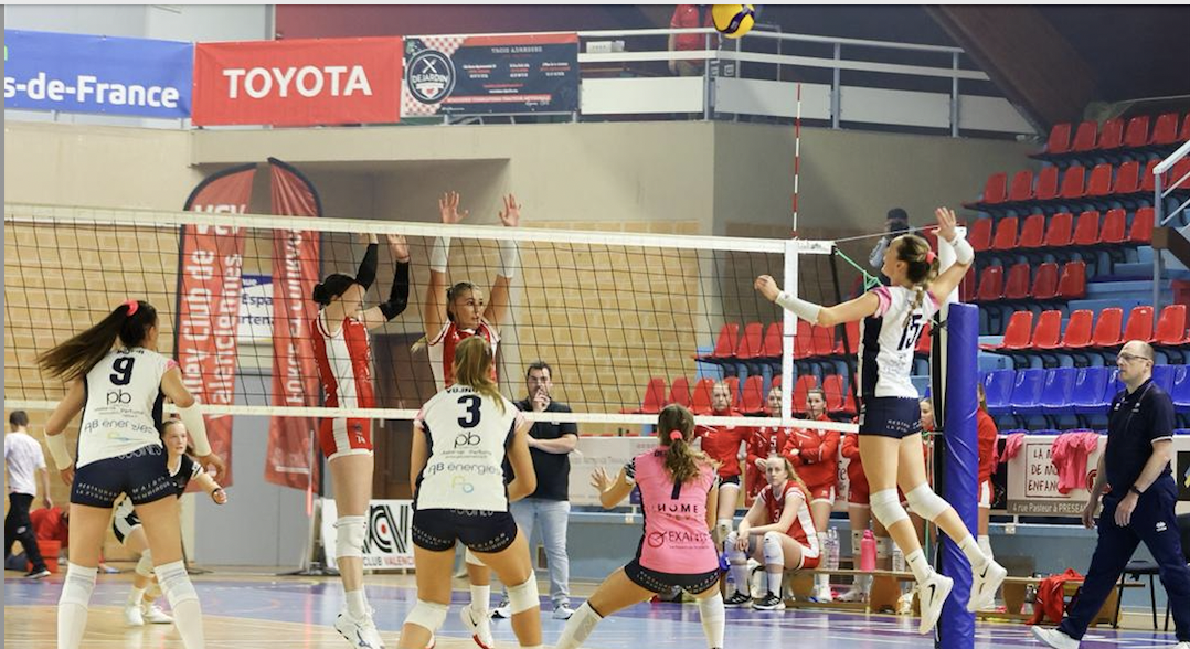 Volley Ball, Elite féminine-Valenciennes tombe les Viennoises