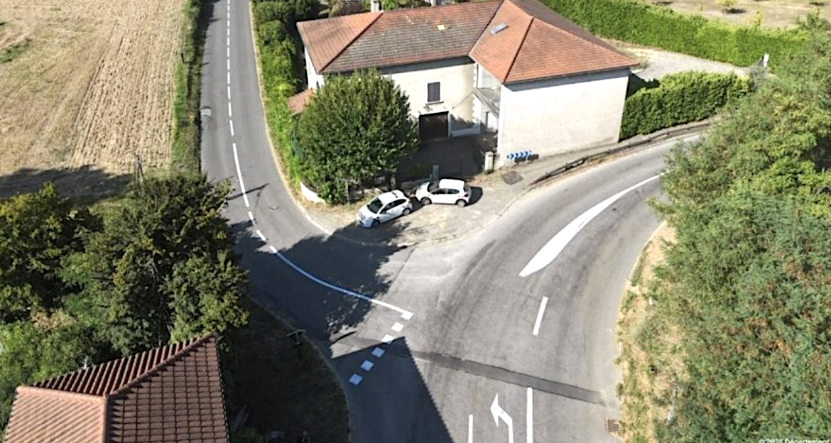 Carrefour de « La Tourmente » à Chuzelles : les travaux  de construction d’un rond-point débutent ce lundi 13 octobre