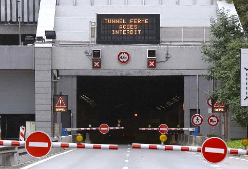 Bretelles au nord de Vienne et tunnel de Fourvière dans les 2 sens, fermés la nuit cette semaine