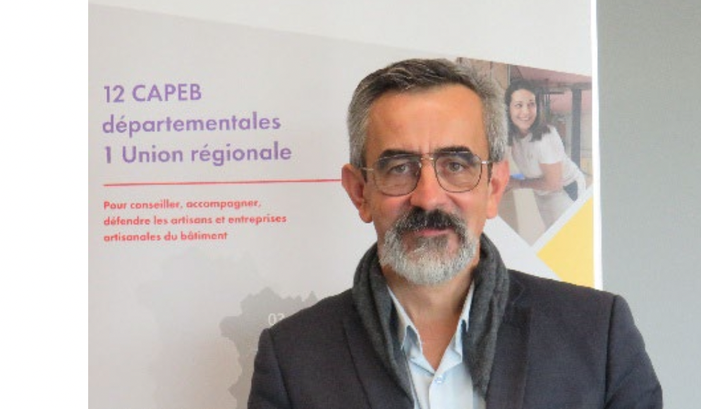 Laurent Marmonier, le nouveau président des 80 000 artisans du bâtiment (Capeb) d’Auvergne-Rhône-Alpes est Isérois