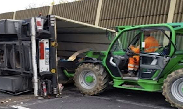 Suite à l’accident du poids-lourd couché sur les 3 voies de l’A7 à Salaise-sur-Sanne  :  de gros bouchons pendant près de 12 h