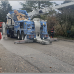Un bus termine sa course dans une maison, ce matin aux Côtes-d’Arey, occasionnant de gros dégâts