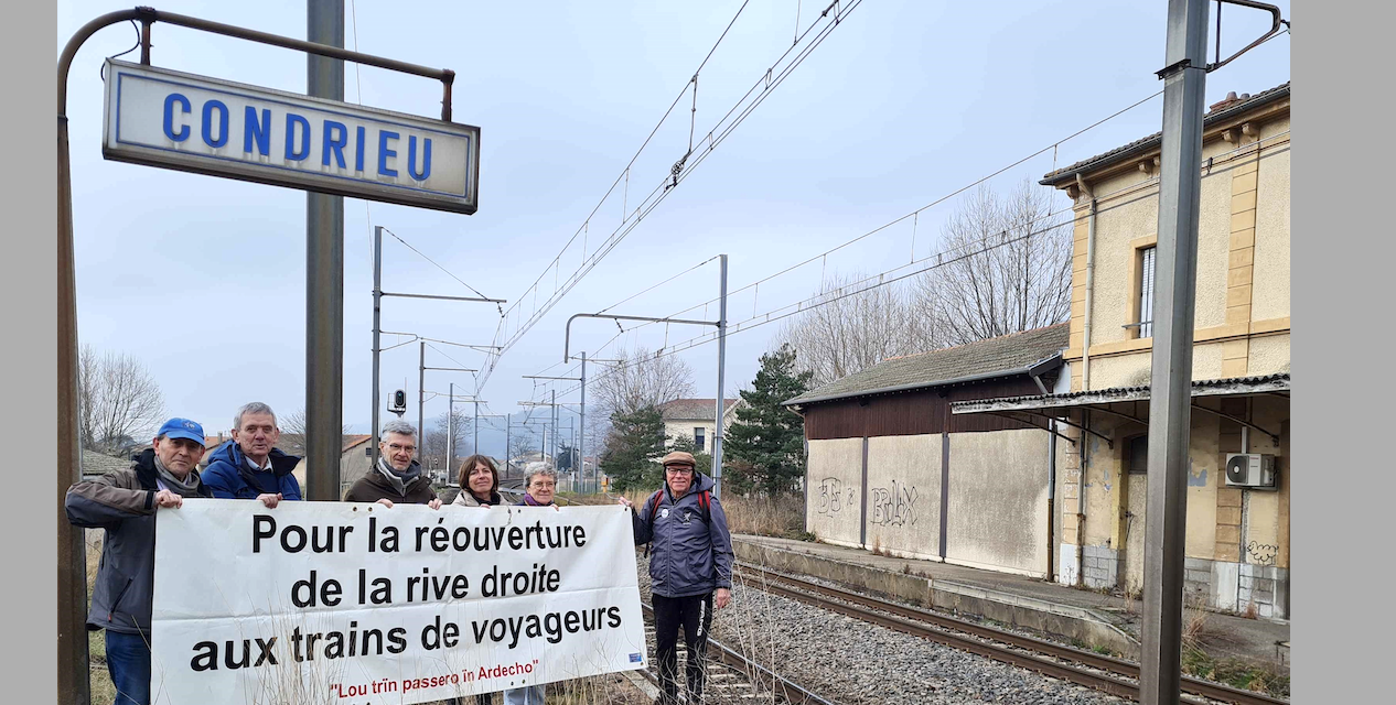 Enfin une enquête d’utilité publique pour la réouverture de trains de voyageurs sur la rive droite du Rhône, mais de manière encore très restreinte…