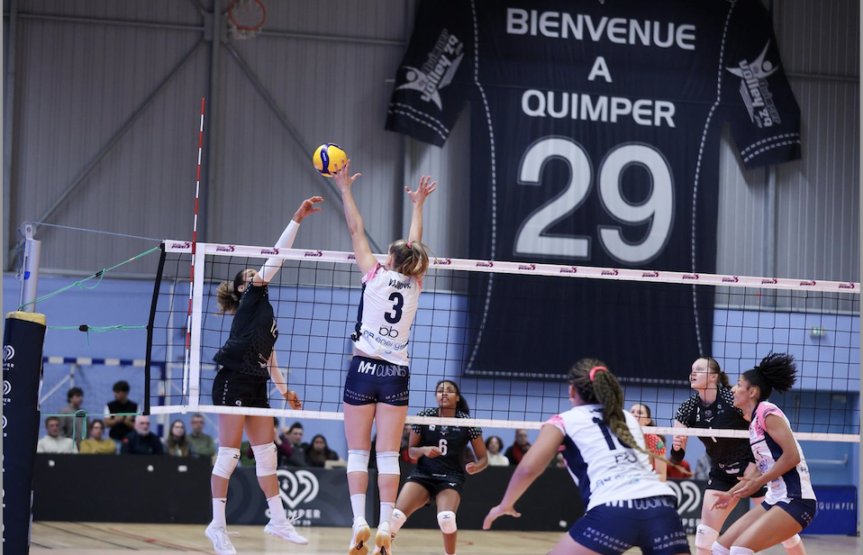 Volley-Ball, Elite : déplacement douloureux à Quimper pour les Viennoises qui s’inclinent 3 sets à 0