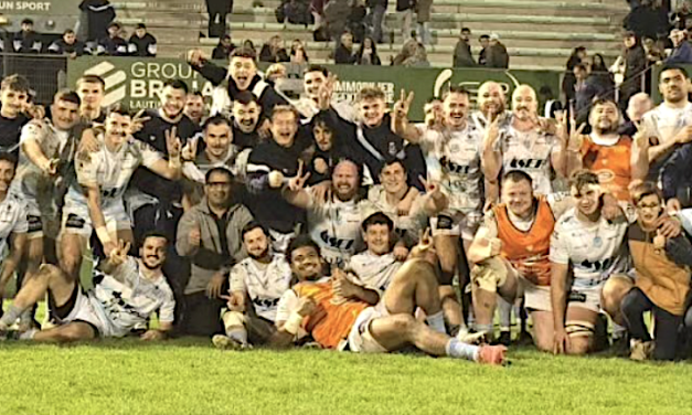 Rugby, Nationale 2-Vainqueurs à Nîmes, belle opération pour les Viennois