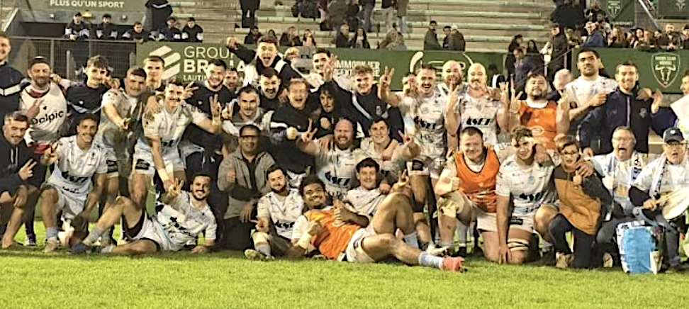 Rugby, Nationale 2-Vainqueurs à Nîmes, belle opération pour les Viennois