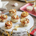 Recette:  «  roses feuilletées » avec la Rigotte de Condrieu