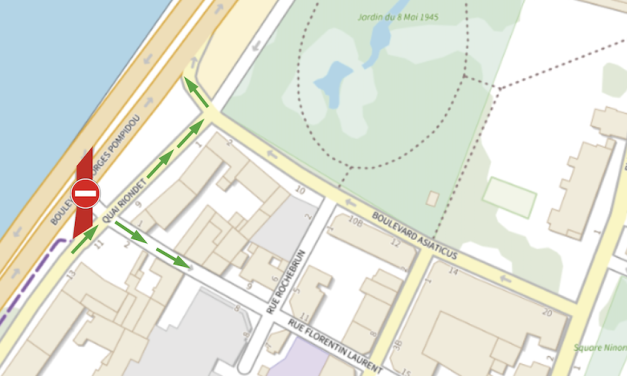 Travaux de la halte fluviale à Vienne : encore quelques difficultés de circulation pendant 12 jours, à partir de mardi