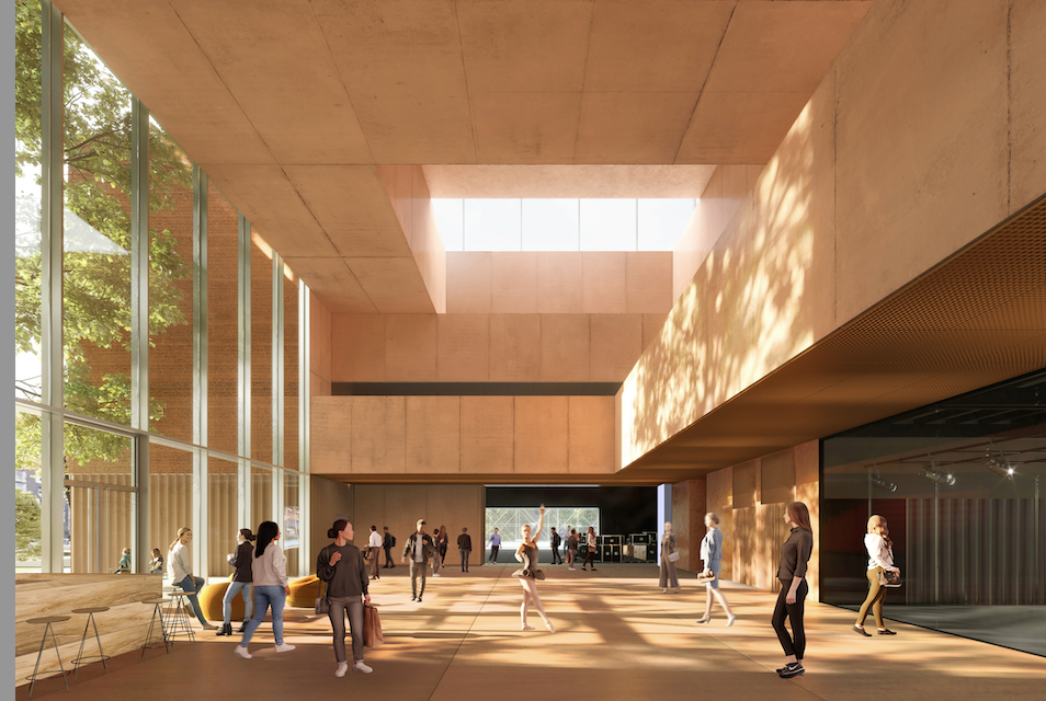 Visite guidée : les « Ateliers de la Danse » dans le 8ème arrondissement de Lyon seront le plus grand bâtiment en pisé accueillant le public en France