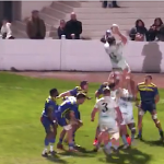 Rugby, Nationale 2-Contre Tricastin, les  joueurs du CS Vienne remportent leur premier match à la maison
