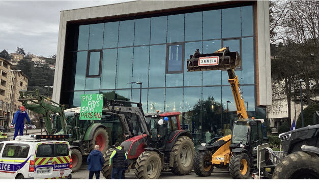 Une manifestation d’agriculteurs annoncée dans les rues de Vienne demain mardi 23 décembre