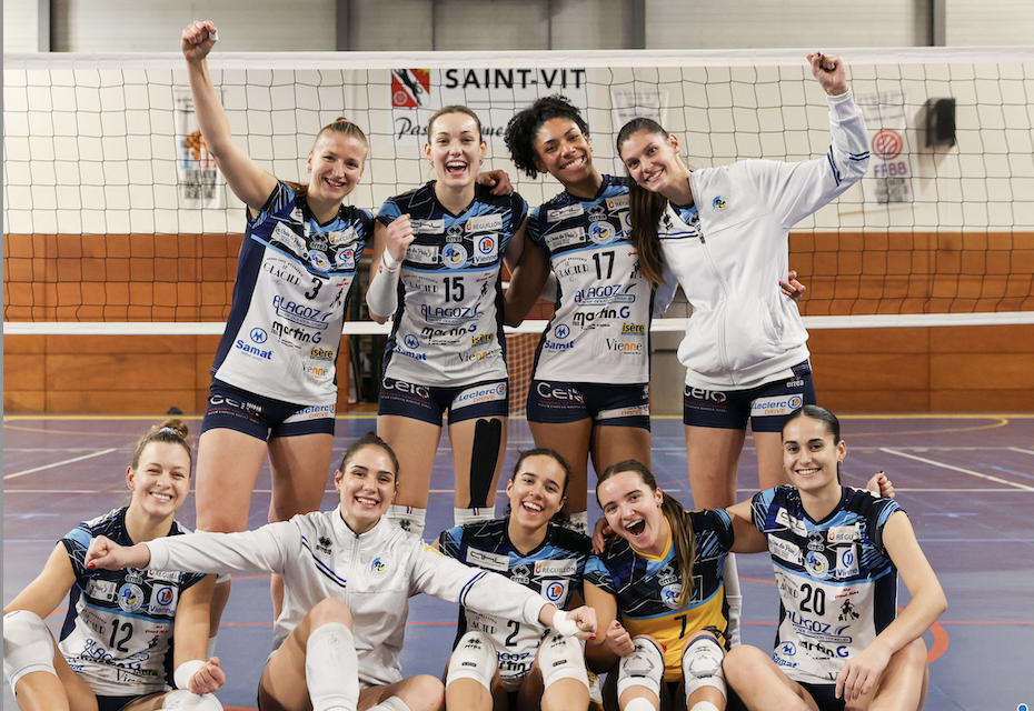 Volley Ball, Elite féminine : les Viennoises remportent  facilement le 1er tour de la Coupe de France Fédérale