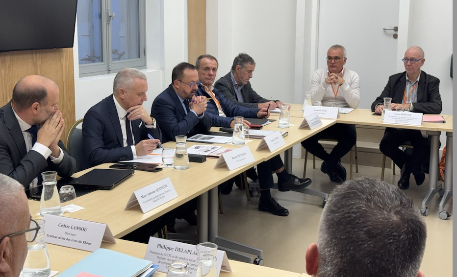 Un nouveau pont sur le Rhône à Sablons/Serrières ? Une réunion au ministère des transports relance le projet