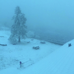 La neige est tombé la nuit de Noël sur le Pilat
