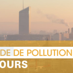 Alerte orange  à la pollution de l&rsquo;air aux particules fines sur le bassin Lyonnais et le Nord-Isère : – 20 km/h et circulation différenciée de mise