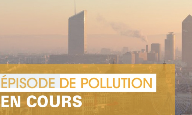 Alerte orange  à la pollution de l&rsquo;air aux particules fines sur le bassin Lyonnais et le Nord-Isère : – 20 km/h et circulation différenciée de mise