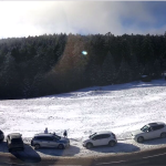 10 à 12 cm de neige ce dimanche sur le Pilat : ouverture de l’Espace nordique du Bessat, malgré un faible enneigement