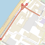 Travaux de la halte fluviale à Vienne : circulation interdite sur une partie du quai Riondet  et rue Laurent Florentin, du 13 au 15 janvier