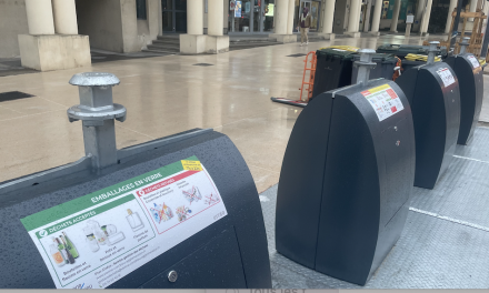 Les nouveaux conteneurs enterrés du cours Brillier à Vienne sont déjà opérationnels