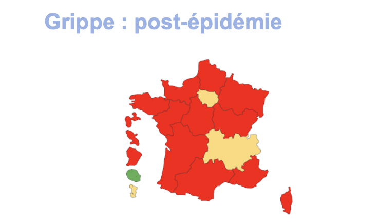 Tous les indicateurs sont à la baisse : on a passé le pic de l’épidémie de grippe en Auvergne-Rhône-Alpes