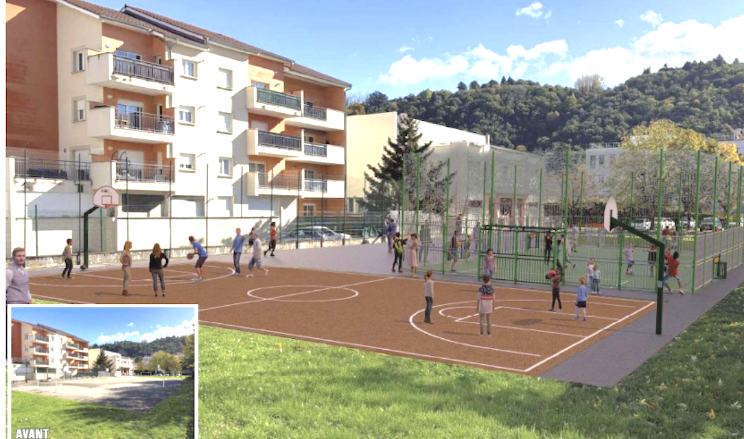 Avant le déplacement du supermarché Aldi du quartier de l’Isle à Vienne, c’est le microsite sportif qui changera de place dès le 18 mars…