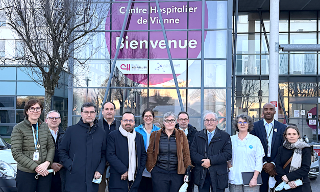 Le grand projet de modernisation de l’hôpital de Vienne avance : un nouveau bâtiment de 4 niveaux, une nouvelle pharmacie hospitalière, un 2ème scanner, etc., vont  voir le jour