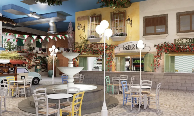 L’ancien Food Court » Food Society » qui avait baissé le rideau à la Part-Dieu remplacé par un « Village Italien » de…600 couverts !