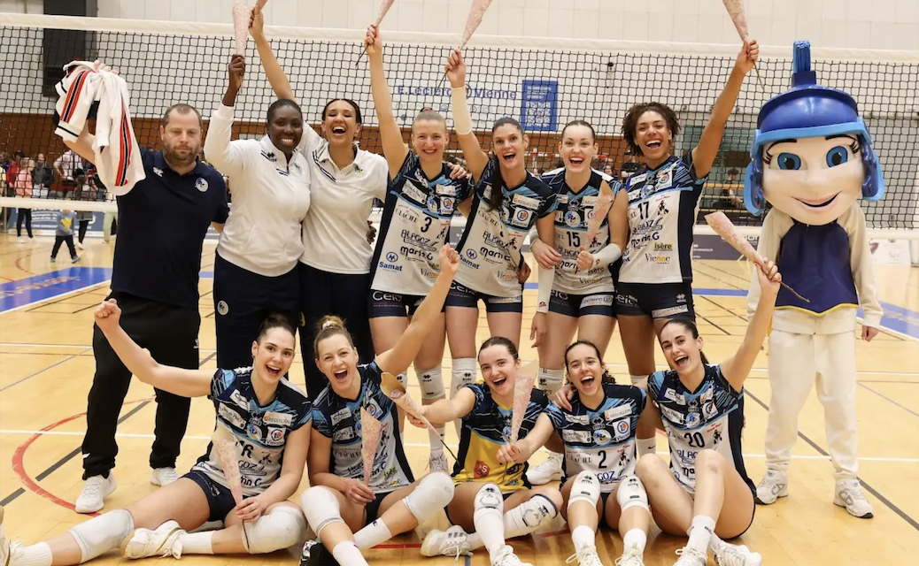 Volley-Ball, élite féminine-L’exploit : les Viennoises battent largement les Calaisiennes et se qualifient pour les play-offs !