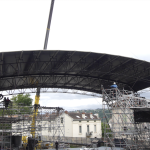 Viennoiseries-Bientôt, pose des 8 tonnes de la scène du Festival de Jazz ; Opération « bouchons » au Lions Club ; et un abonnement spécial pour le stationnement des 2 roues