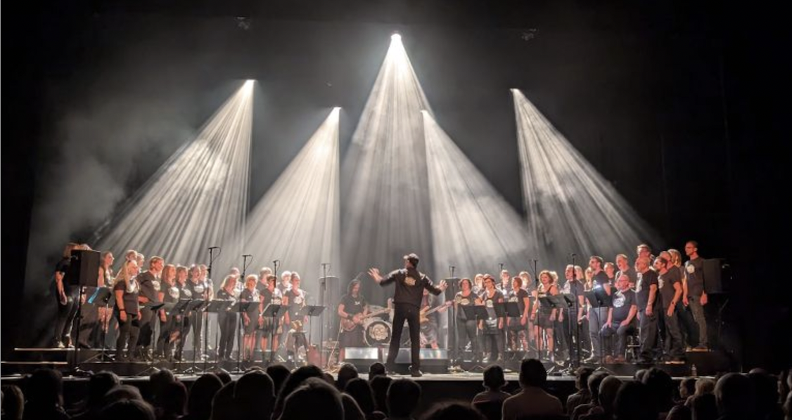 Le chœur« Rock Machines » était en concert samedi soir au Manège à Vienne : un dixième anniversaire XXL chaudement fêté