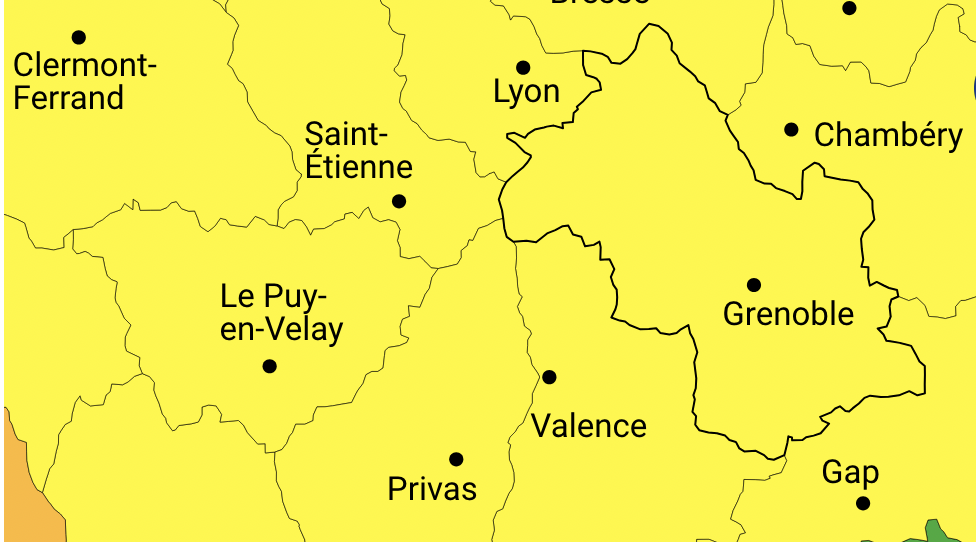 Début de semaine dès ce dimanche soir  sous le signe de l’humidité : l’Isère placée en vigilance aux orages