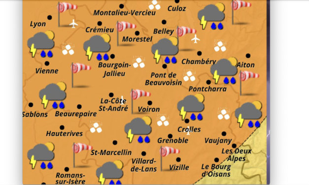 Fin de la canicule : Météo France lance une alerte aux orages cet après-midi du dimanche 31 mai sur l’Isère