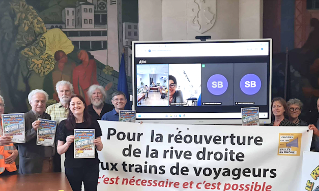 Maires et associations d’usagers annoncent un « Train en fête » le 24 octobre pour promouvoir le retour des trains de voyageurs sur la rive droite du Rhône
