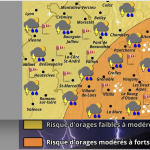 L’Isère  reste en vigilance orange canicule, mais passe au jaune pour risques d&rsquo;orages, surtout sur les massifs, un peu en plaine…