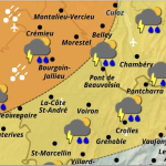 L’Isère avec neuf autres départements d&rsquo;Auvergne-Rhône-Alpes en vigilance aux orages cet après-midi et ce soir