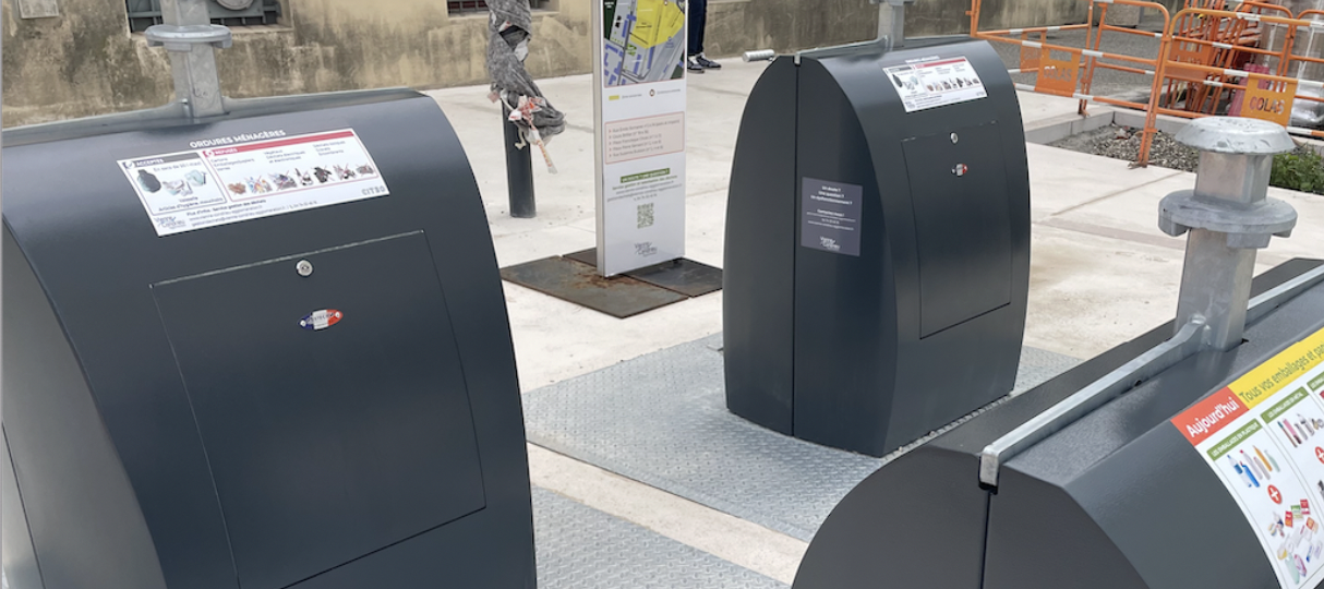 Mise en service lundi 8 juin de conteneurs enterrés dans le centre-bourg des Côtes-d’Arey