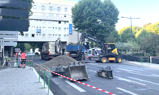 Les ultimes travaux sur le cours Brillier à Vienne ont débuté ce matin. Ils dureront jusqu’au 19 août : le calendrier