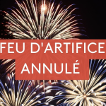 14 juillet à Vienne : d’abord annoncé à 22 h 30, le feu d’artifice qui aurait dû être tiré de la passerelle de Ste-Colombe, finalement annulé. Explications
