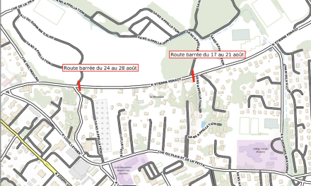 Rues barrées  et coupures d’eau à Pont-Evêque pour renouvellement des réseaux d’eaux pluviales
