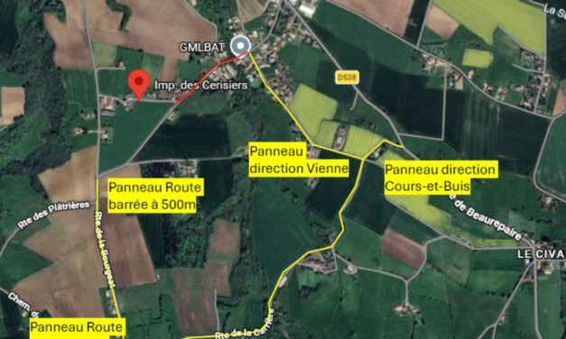 Dix semaines de travaux de renouvellement et de sécurisation d&rsquo;une conduite d&rsquo;alimentation en eau potable à St-Sorlin-de-Vienne