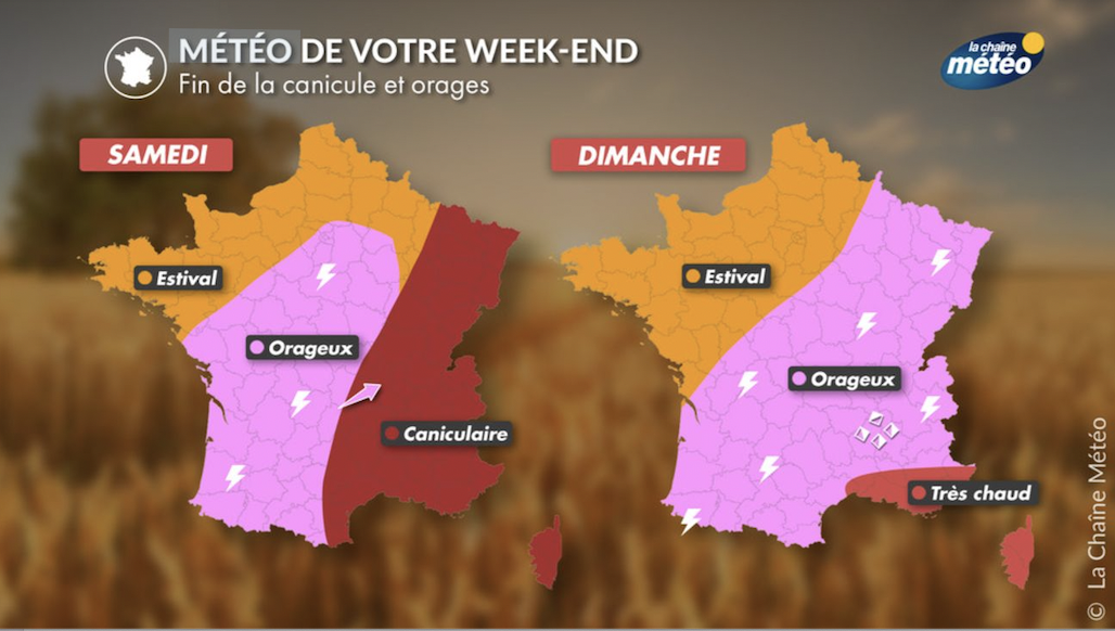 Isère : la fin de la 5ème canicule se dessine après le 15 août avec le retour des orages
