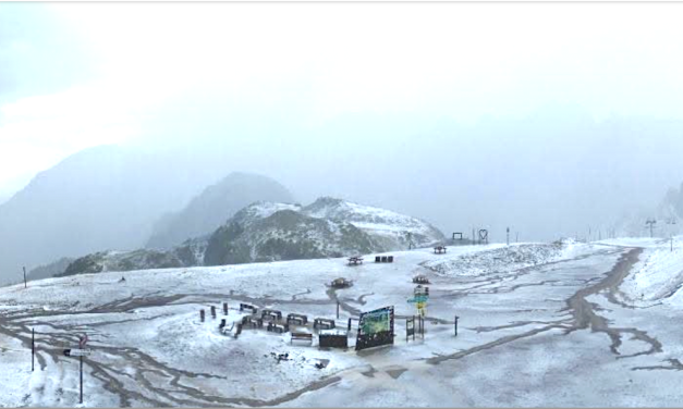 Isère-De la neige en pleine canicule ? Non, de la grêle !