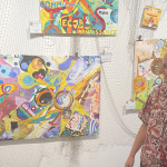 Les expositions reprennent à l’Autre Galerie : actuellement,  la Viennoise Catherine Pommier, » maraichère d’idées »…