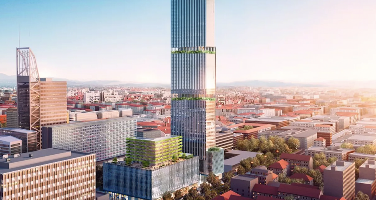 Le retour de la « skyline » de Gérard Collomb ? Une tour de 180 m de hauteur en projet à  la Part-Dieu à Lyon