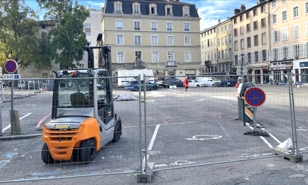 Travaux de la place François Mitterrand à Vienne : c’est parti depuis ce matin