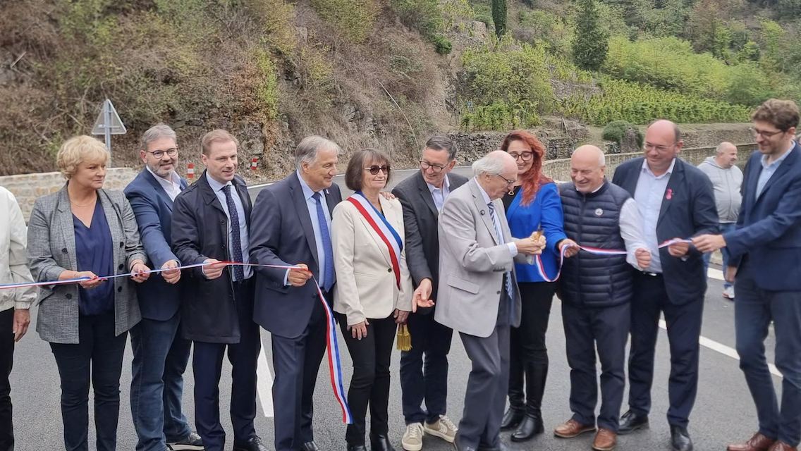 Pont de Chorieux  à Chavanay : inauguration à 11 heures, la route entre Chavanay et Pélussin réouverte ce vendredi 16 octobre, depuis 14 heures…