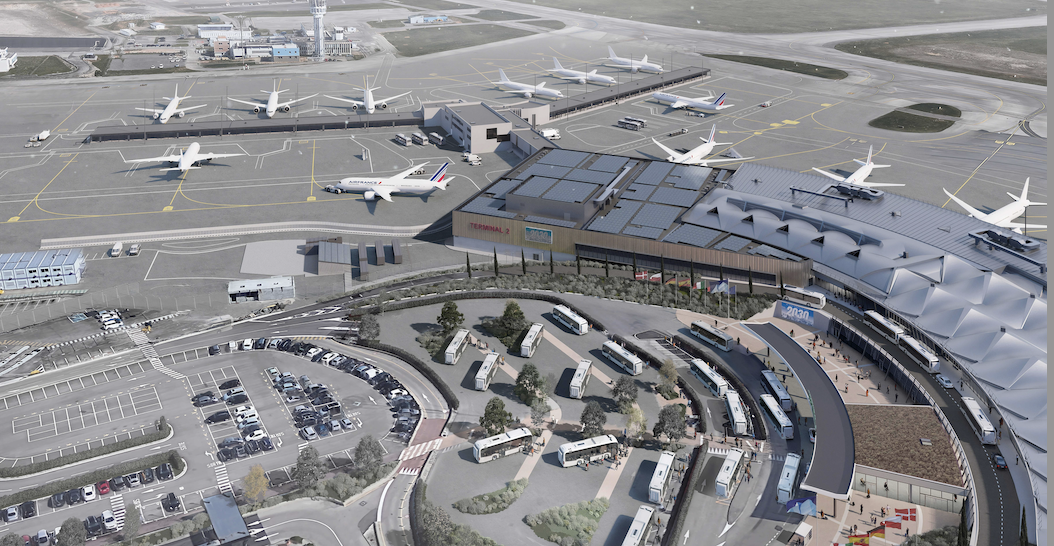 Lancé dans la perspective des JO d’hiver dans les Alpes : Philippe Tabarot, ministre des Transports pose la 1ère pierre de l’agrandissement du Terminal 2 de Lyon-Saint Exupéry