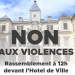 La Ville de Vienne appelle « les Viennoises et les Viennois à se rassembler aujourd’hui à 12 h, devant l’hôtel-de-Ville  contre les violences. » 