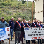 Une journée Train en fête à Condrieu  réussie : les élus et les populations à nouveau mobilisés pour le retour du train sur la rive droite
